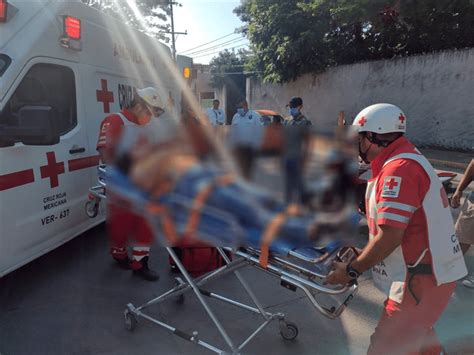 En Veracruz Mujer Resulta Herida Tras Sufrir Accidente En Motocicleta