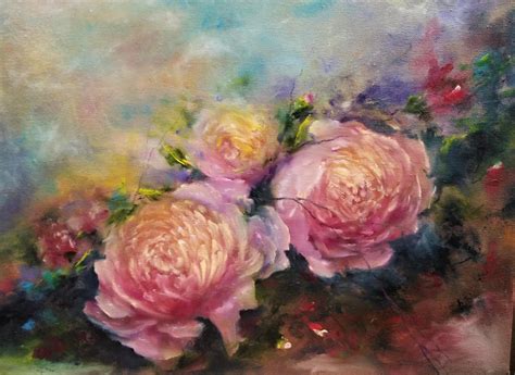 Peony Oil Painting By My Mom Crafts