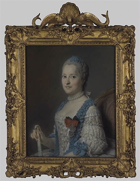 Portrait de Marie Josèphe de Saxe dauphine 1731 1767 Louvre