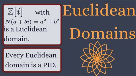 Abstract Algebra Introduction To Euclidean Domains Youtube