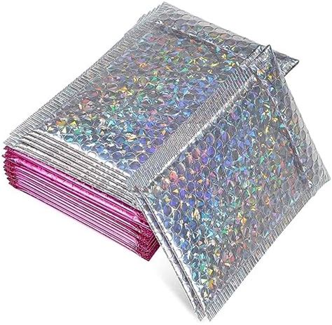 Amazon 30 Pieces Holographic Bubble Mailers Padded Mailer