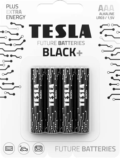 Tesla Alkaline Batteries Aaa Gold 4 Pack Health And Household