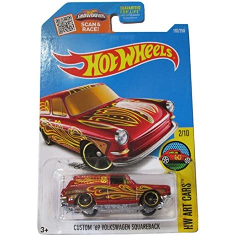 Hot Wheels Hw Art Cars Custom Volkswagen Squareback Maroon