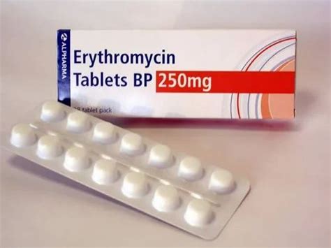 Erythromycin Tablet at Best Price in India