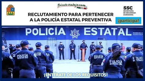 Convocatoria Policía Estatal Reclutamiento Marzo 2024