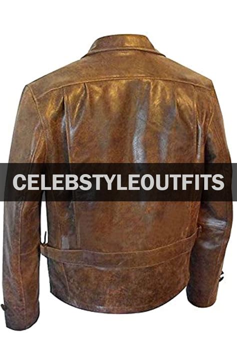 Skyfall Daniel Craig James Bond Vintage Brown Leather Jacket