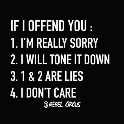 If I Offend You Funny Quotes Sarcasm Funny Quotes Be Yourself Quotes