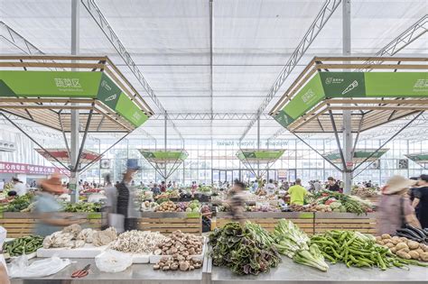 Temporary Site of Shengli Market China by LUO studio 谷德设计网