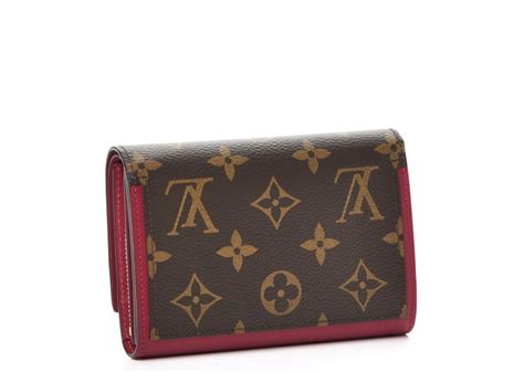 Louis Vuitton Compact Wallet Flore Monogram Fuchsia In Canvas With Brass Us