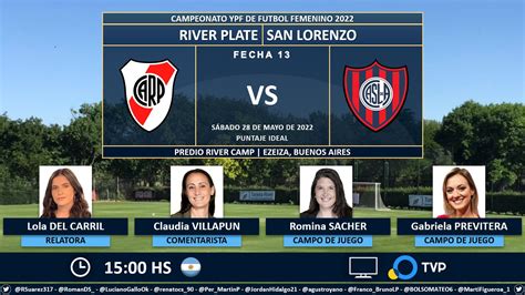 Puntaje Ideal On Twitter CampeonatoYPF River Vs SanLorenzo