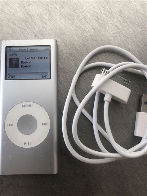 Apple Ipod Nano 2nd Generation Silver 2 Gb New Battery Fully Functional Ebay