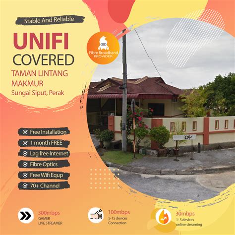 Unifi Sungai Siput Coverage Unifi Taman Lintang Makmur Sungai Siput