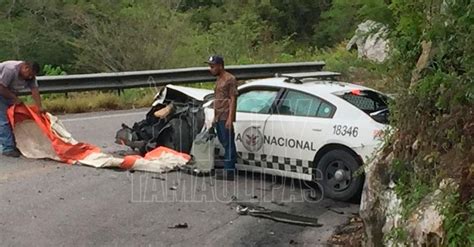 Hoy Tamaulipas Tamaulipas Choque Entre Patrulla De La Gn Y Un Trailer