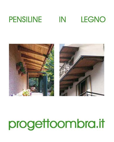 Pensiline E Tettoie In Legno Pircher