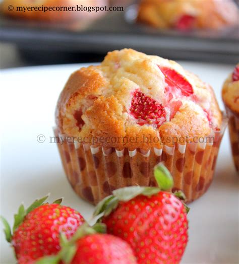 Myes Kitchen Strawberry Muffins Recipe