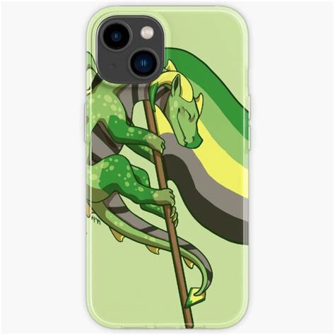 Aromantic Pride Flag Dragon 3rd Edition Yellow Stripe Iphone Case