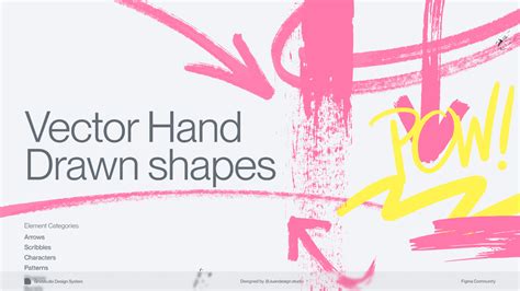 Vector Hand Drawn Shapes Free Resource Figma