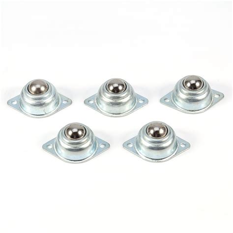 Transfer Bearing Ball 5Pcs 2 Holes Metal Iron Steel Universal Transfer