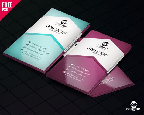 Creative Business Card Templates Psd Mightyprintingdeals