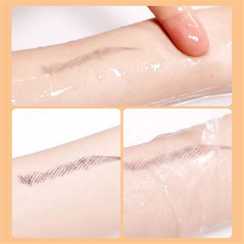 Linjieee Microblading Eyebrow Pencil Water Proof Eyebrow Pencil 4 Fork Tips Brow Pencil 24 Hours