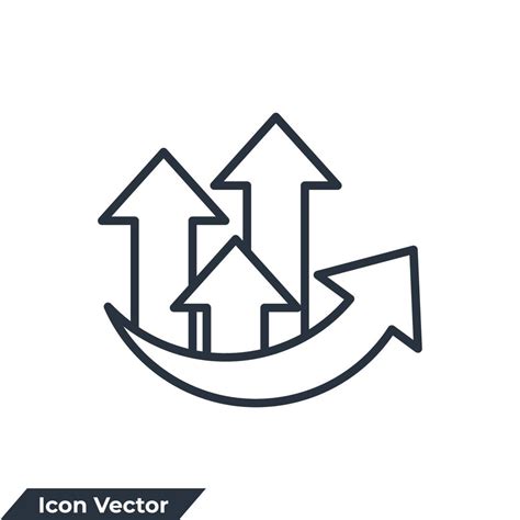 Growth Icon Logo Vector Illustration Graph Symbol Template For Graphic