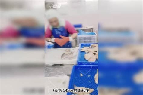 【浙江】网曝水产加工厂女工用牙给生鱼剥皮，公司：不知情此事，坚决不允许这样操作，会追究