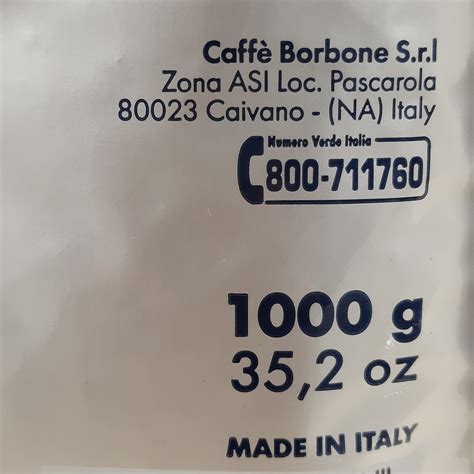 Caff In Grani Vending Caff Borbone In Chicchi Miscela Rossa Kg