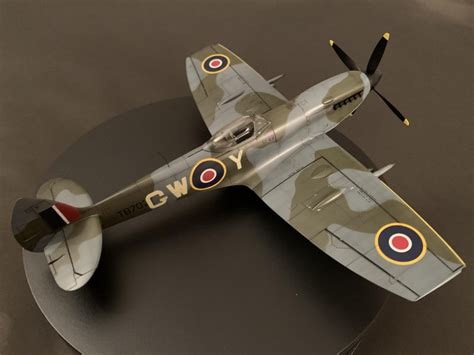 Wartime Spitfire Mk Xvi Model Build Scale Eduard Kit Late War