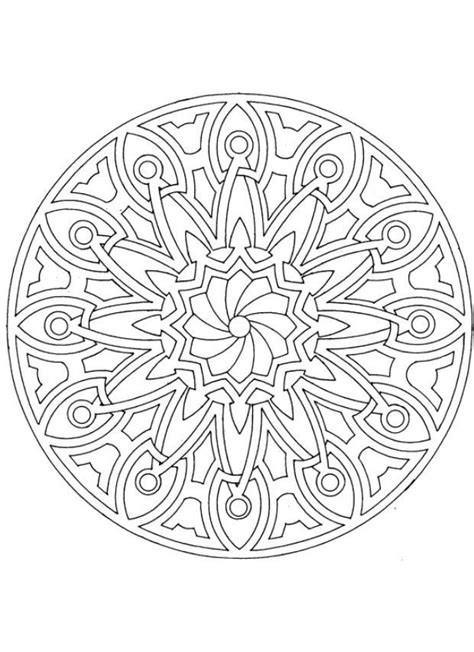 Coloriage Mandala Abstrait Pour Se D Tendre