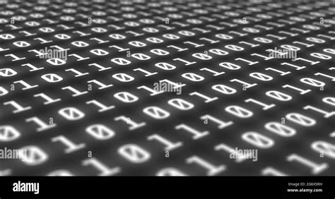 Binary code black white background hi-res stock photography and images - Alamy