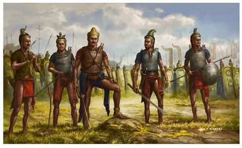 Artwork Of Khmer Warriors Of The Khmer Empire Rarmsandarmor