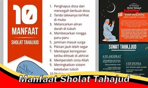 Temukan Manfaat Sholat Tahajud Yang Wajib Kamu Tahu Biotifor