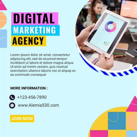 Copy Of Digital Marketing Agency Template Postermywall