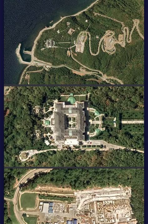 Palace Of Putin In The Black Sea Krasnodar Krai Russia Mansions