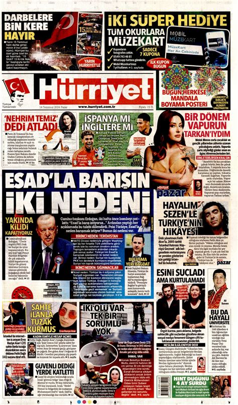 H Rriyet Gazetesi H Rriyet Man Et Oku Haberler Temmuz