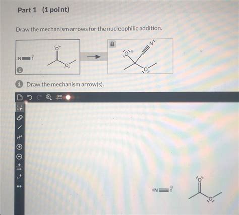 Solved Draw The Mechanism Arrows For The Nucleophilic Chegg