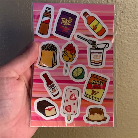 Mexican Pan Dulce Sweet Bread Sticker Sheet Etsy