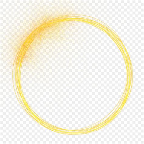 Neon Circle Frame PNG Picture Neon Circle Gold Frame Brush Neon