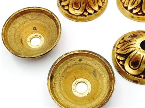 Antique Brass Candle Cups Pack Of 5