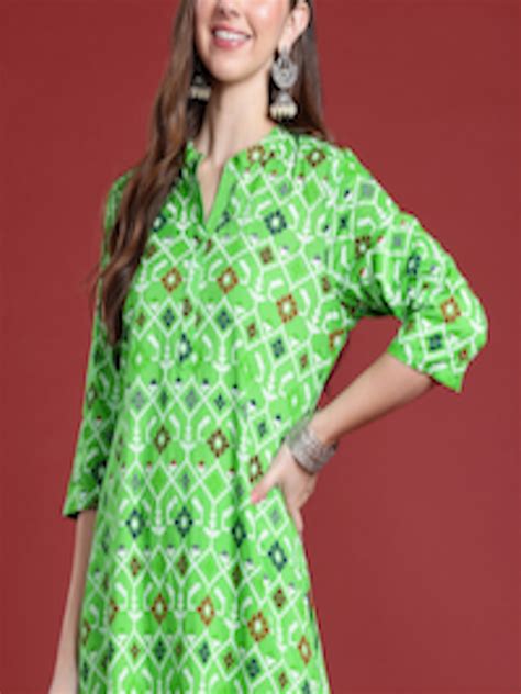 Buy Anouk Ethnic Motifs Printed Kurta With Trousers Kurta Sets For