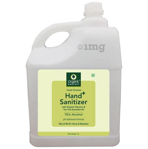 Organic Harvest Hand Cleanser Hand Sanitizer Buy Canister Of 5 0 Ltr