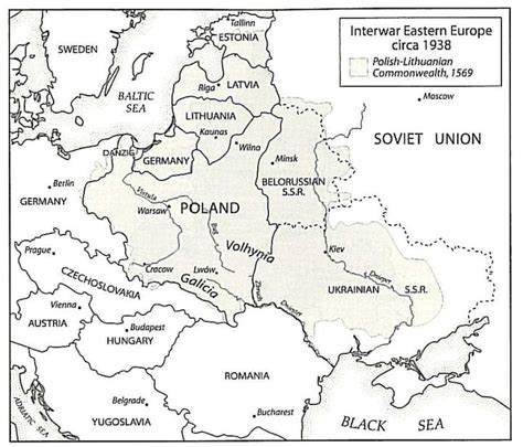 Territories Of Poland Pre Wwii Source Snyder 2003 Xiv Download