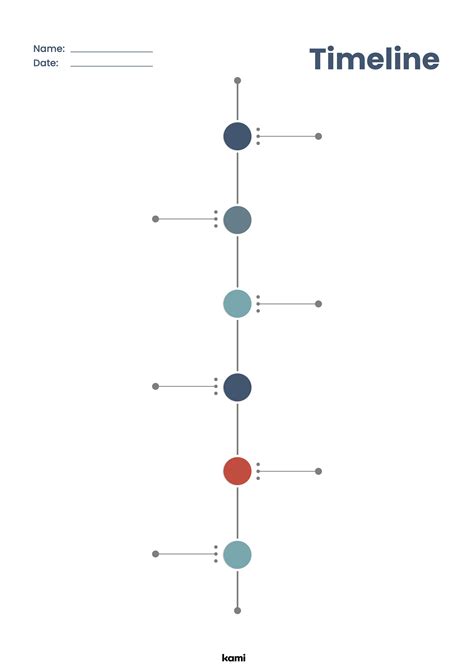 Dot Timeline For Teachers Perfect For Grades 10th 11th 12th 6th