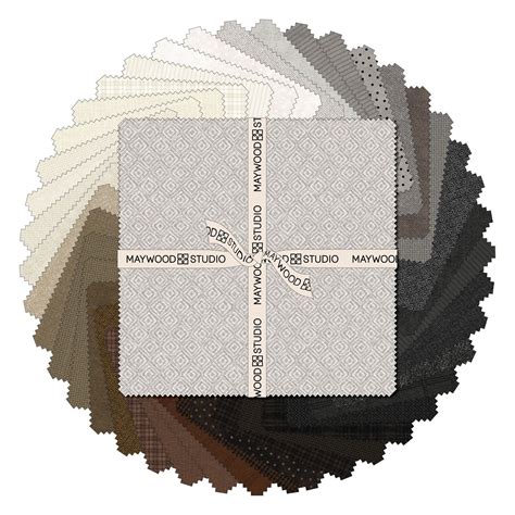 Woolies Flannel Neutrals Vol 2 Fabric Layer Cake 10 X 10 Pre Cut Quilt