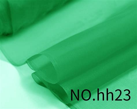 5mm Silk Organza Fabric 140cm Width Green Color Range Dark Etsy