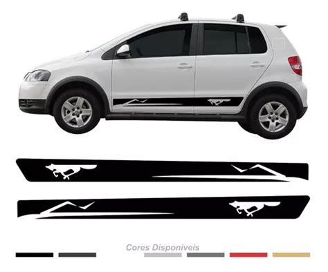 Adesivo Volkswagen Fox Faixa Lateral Personalizado Fp001