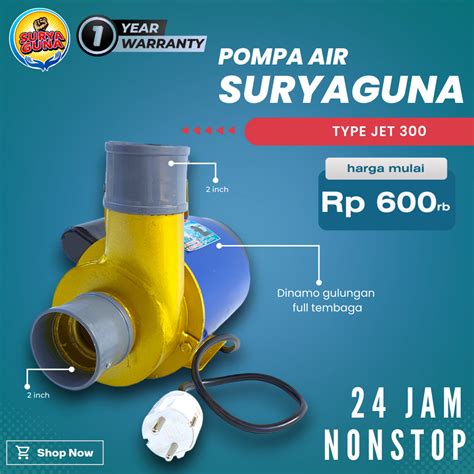 Jual Pompa Air Modifikasi Inch Watt Tipe Jet Sanyo Obohan