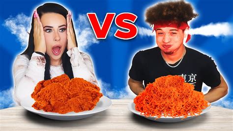 Spicy Vs Extreme Spicy Food Challenge Youtube