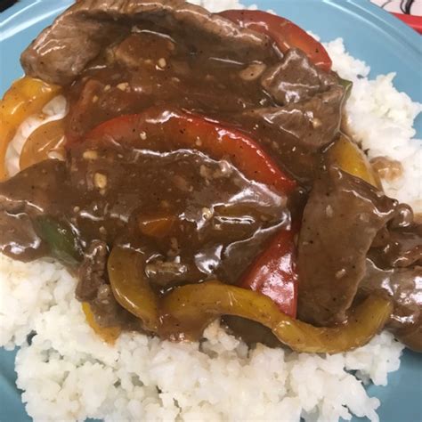 Pepper Steak And Rice Photos