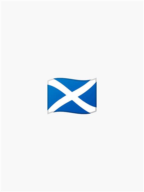 " Scotland Flag Emoji" Sticker for Sale by Stickypegatinas | Redbubble